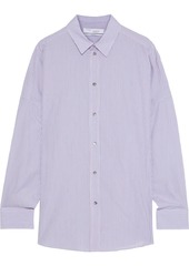 IRO - Album striped cotton-poplin shirt - Purple - FR 40