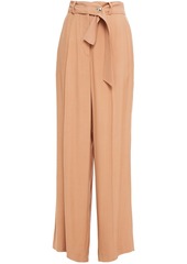 Iro Woman Hastro Belted Twill Wide-leg Pants Sand