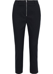 Iro Woman Keeler Cropped Cotton-blend Slim-leg Pants Black
