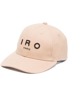 IRO logo-embossed cotton cap