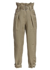 IRO Mohon Belted Linen-Blend Pants