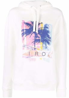 IRO palm tree logo-print hoodie