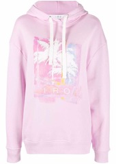 IRO palm tree-print hoodie