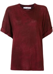 IRO rolled-sleeve linen T-shirt