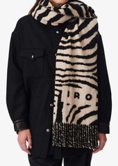 IRO Zebri Scarf In Black Zebra