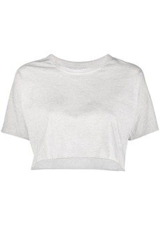 Isaac Mizrahi cropped short-sleeved T-shirt