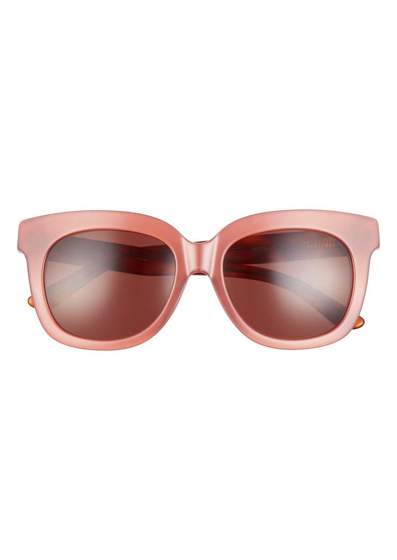 Isaac Mizrahi New York 52mm Square Sunglasses in Rose at Nordstrom Rack