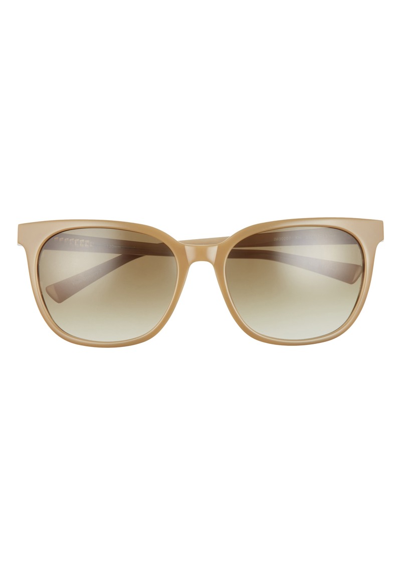 Isaac Mizrahi New York 55mm Gradient Square Sunglasses in Khaki at Nordstrom Rack