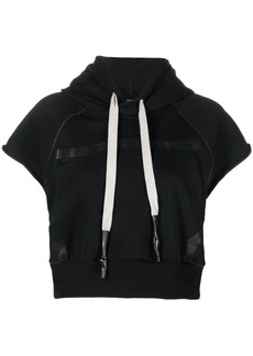 Isaac Mizrahi short-sleeved hoodie