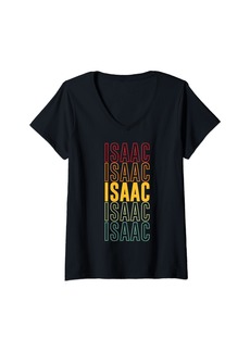 Isaac Mizrahi Womens Isaac Pride Isaac V-Neck T-Shirt
