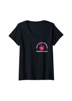 Isaac Mizrahi Womens Uteruses before Duderuses Funny V-Neck T-Shirt