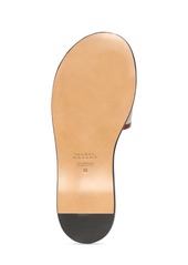 Isabel Marant 10mm Vikee-gz Leather & Canvas Flats