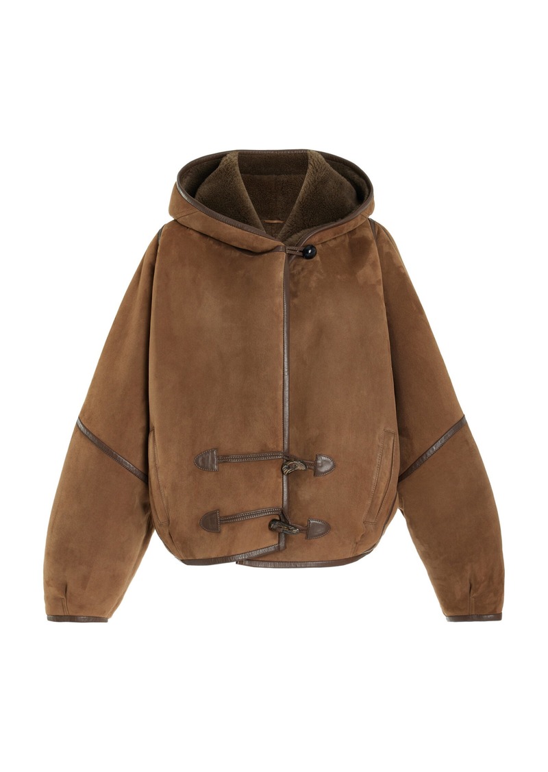 Isabel Marant Amiel Shearling Fur Jacket - Brown - FR 34 - Moda Operandi