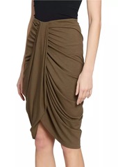 Isabel Marant Anny Draped Asymmetric Midi-Skirt