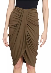 Isabel Marant Anny Draped Asymmetric Midi-Skirt