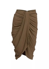 Isabel Marant Anny Draped Asymmetric Midi-Skirt