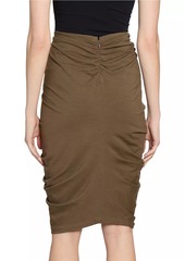 Isabel Marant Anny Draped Asymmetric Midi-Skirt