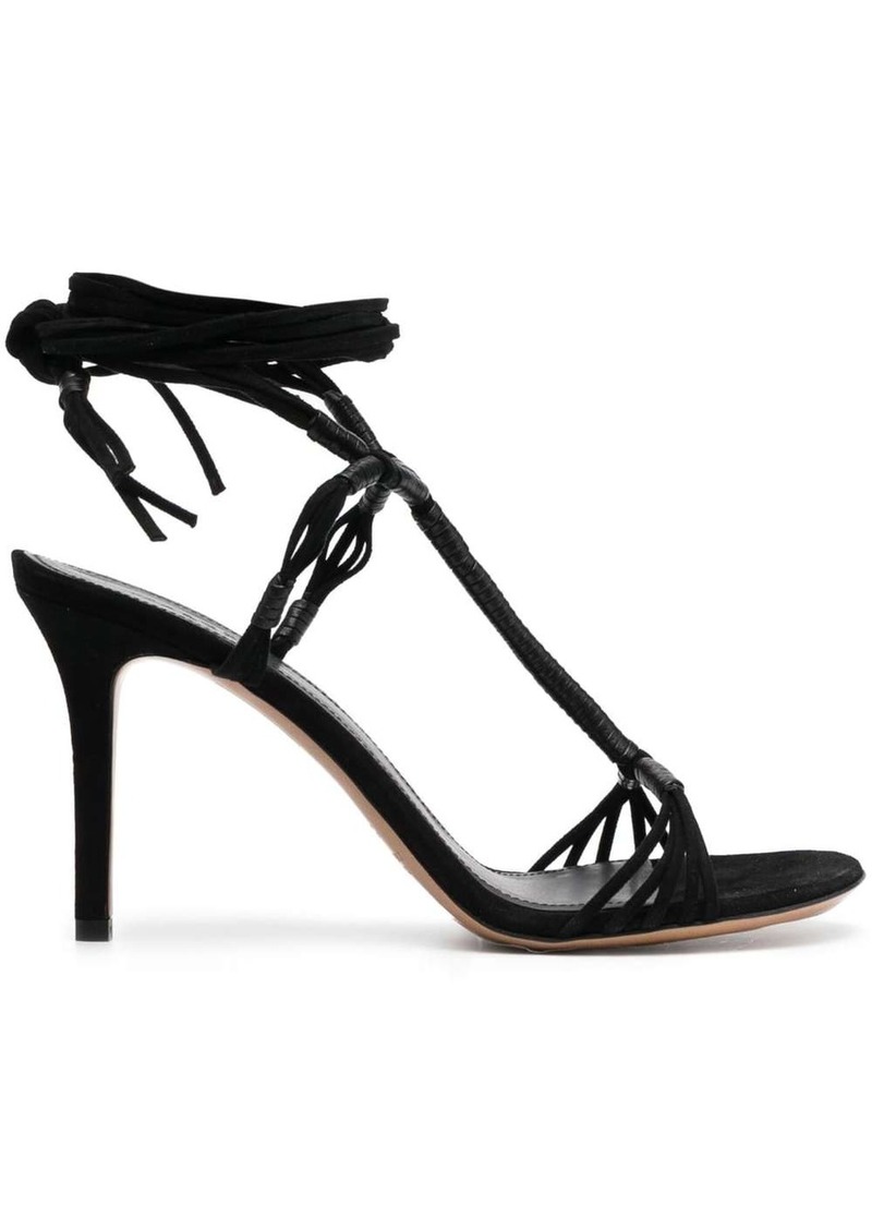 Isabel Marant Arja 95mm suede wrap sandals