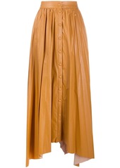 Isabel Marant asymmetric-hem pleated skirt