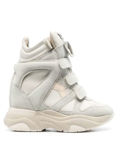 Isabel Marant Balskee high-top leather sneakers