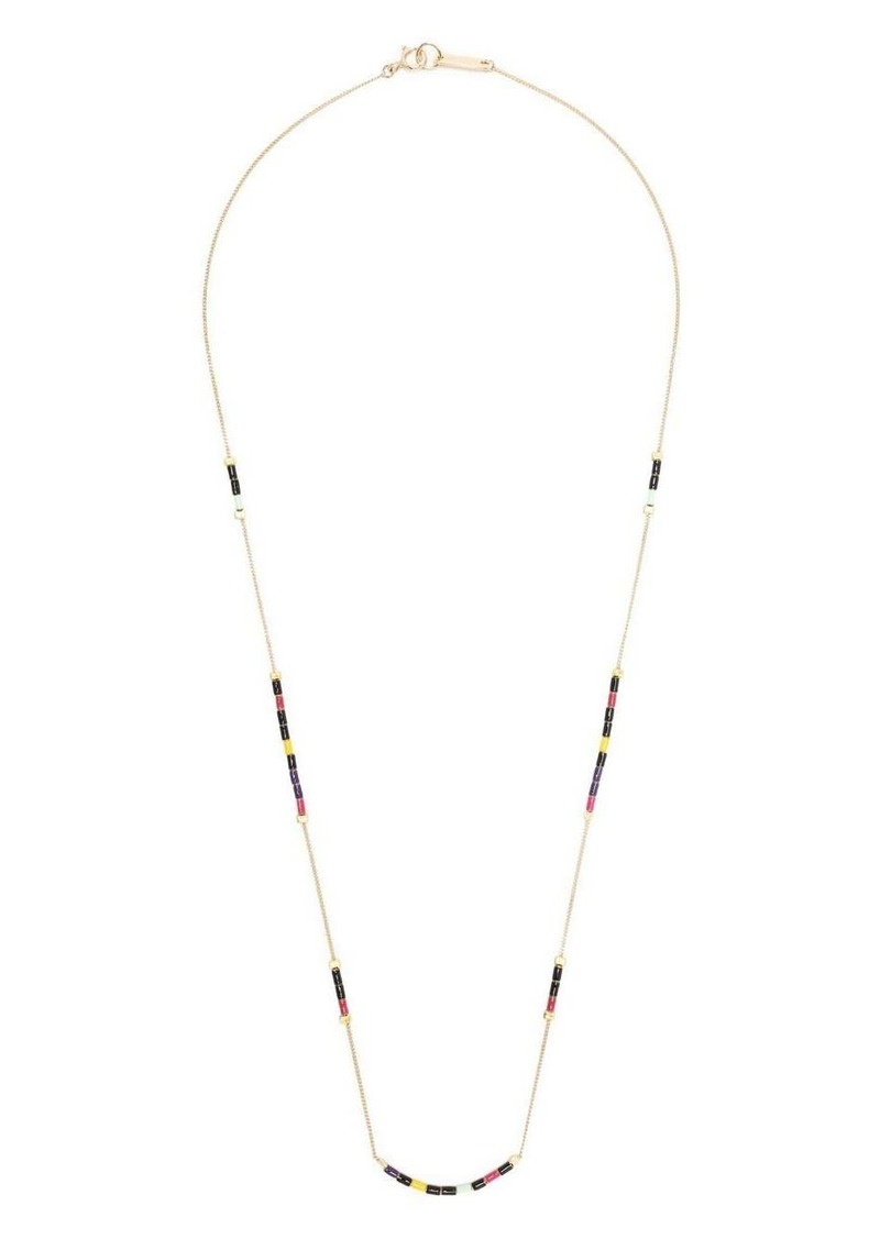 Isabel Marant bead-charm long necklace