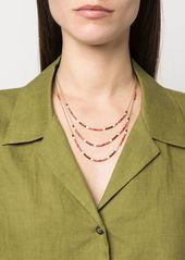 Isabel Marant bead-detail layered necklace