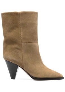 Isabel Marant Beige Suede Boots in Cow Leather Woman