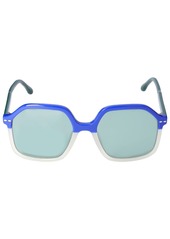 Isabel Marant Bicolor Frame Squared Acetate Sunglasses