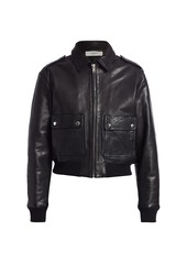 Isabel Marant Cadell Zip-Up Leather Jacket