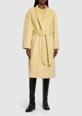 Isabel Marant Caliste Self-tie Alpaca Blend Long Coat