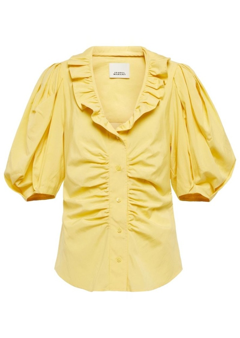 Isabel Marant Catalia silk and cotton blouse