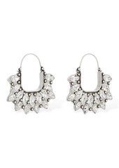 Isabel Marant Celenia Crystal Hoop Earrings