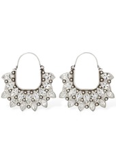 Isabel Marant Celenia Crystal Hoop Earrings