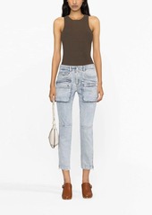 Isabel Marant Cenime multi-pocket straight-leg jeans