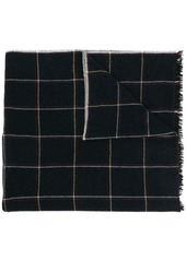 Isabel Marant check wool-cashmere scarf