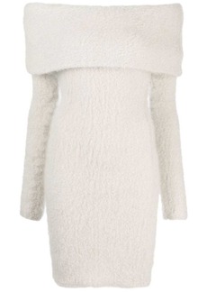 Isabel Marant chunky-knit off-shoulder midi dress