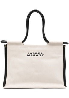 Isabel Marant cotton canvas tote bag
