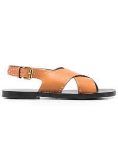 Isabel Marant cross-strap slingback sandals