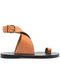 Isabel Marant cross-strap studded sandals