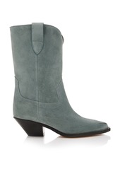 Isabel Marant Dahope Suede Western Boots - Green - FR 36 - Moda Operandi