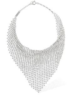 Isabel Marant Dazzling Crystal Scarf Necklace