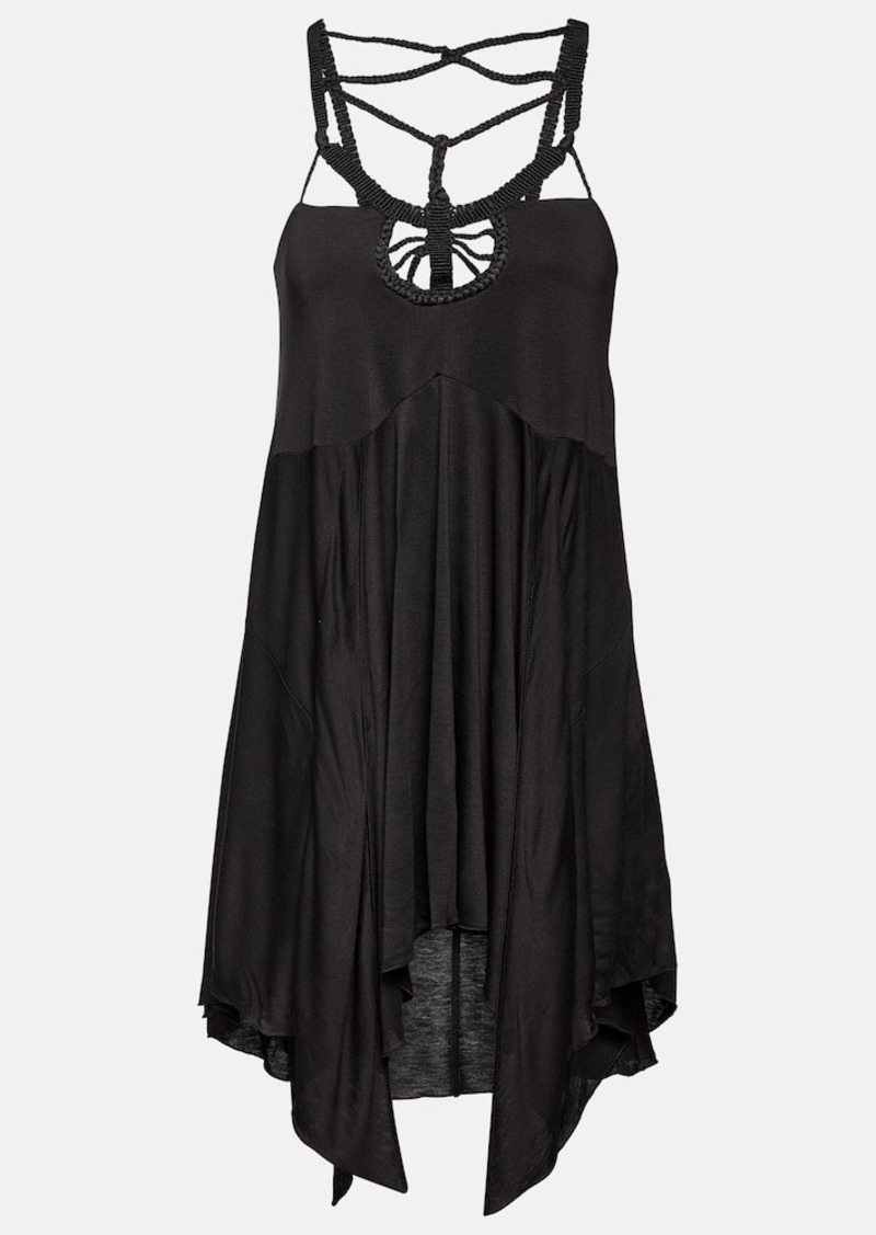 Isabel Marant Diana macramé jersey minidress