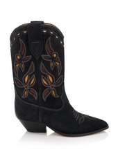 Isabel Marant Duerto Laser-Cut Suede Boots - Multi - FR 39 - Moda Operandi