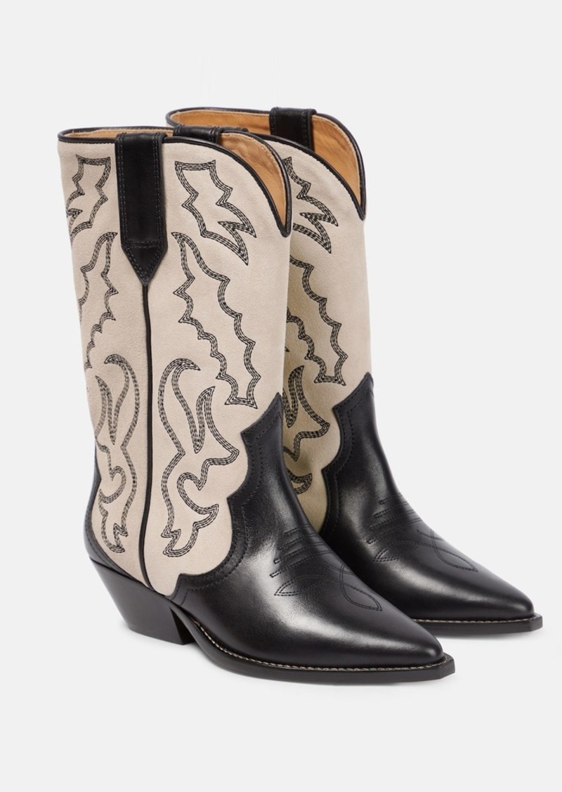 Isabel Marant Duerto leather cowboy boots