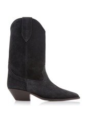 Isabel Marant Duerto Suede Western Boots - Black - FR 37 - Moda Operandi