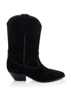 Isabel Marant Duerto Suede Western Boots - Black - FR 37 - Moda Operandi