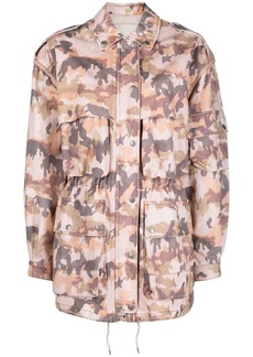 Isabel Marant Elize camouflage-print cotton jacket
