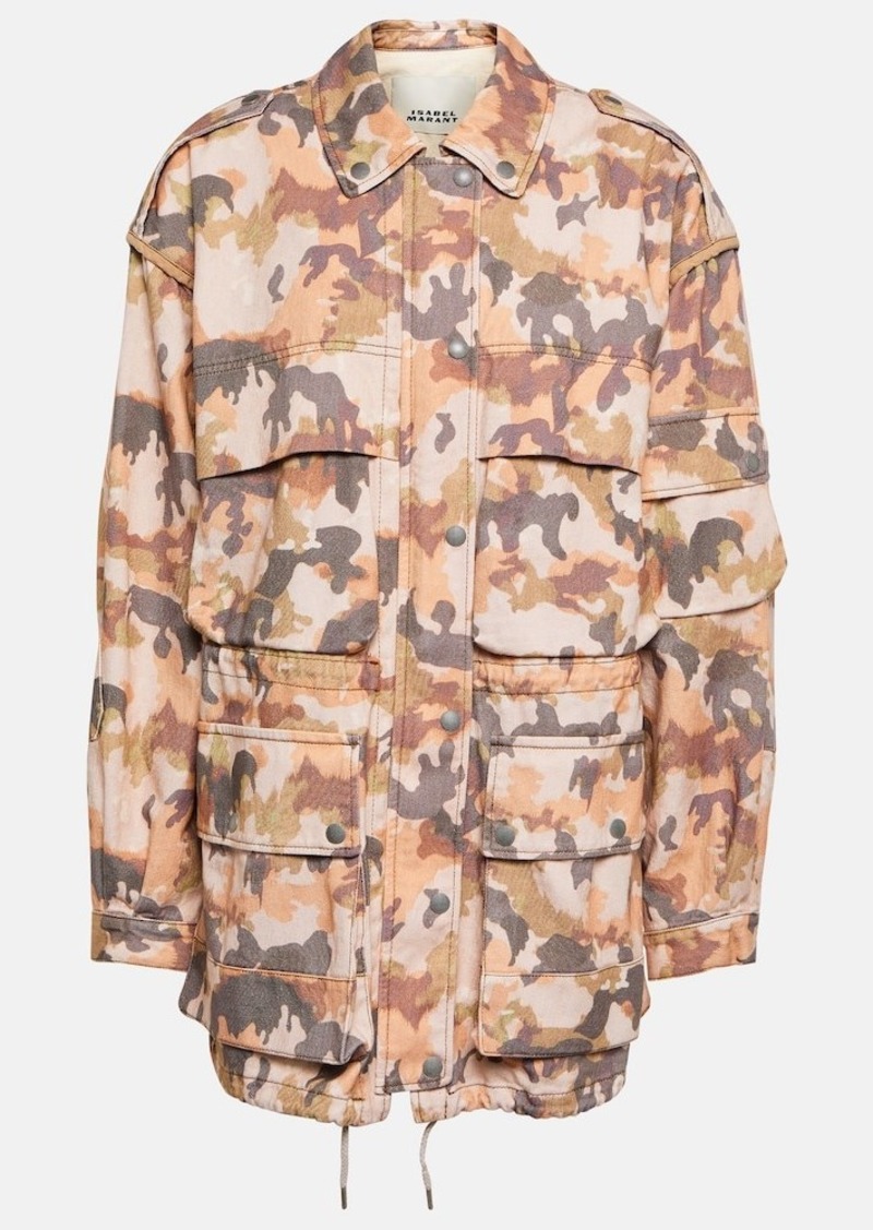 Isabel Marant Elize printed cotton jacket