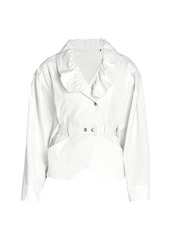 Isabel Marant Epaline Belted Linen-Blend Jacket