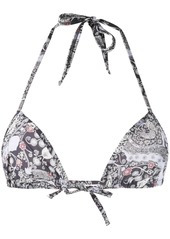 Isabel Marant floral-print bikini top